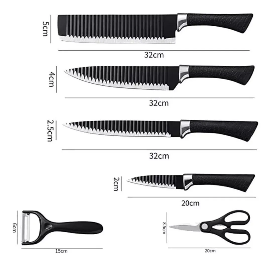 Set De Cuchillos Evdrtverh Er-0238a